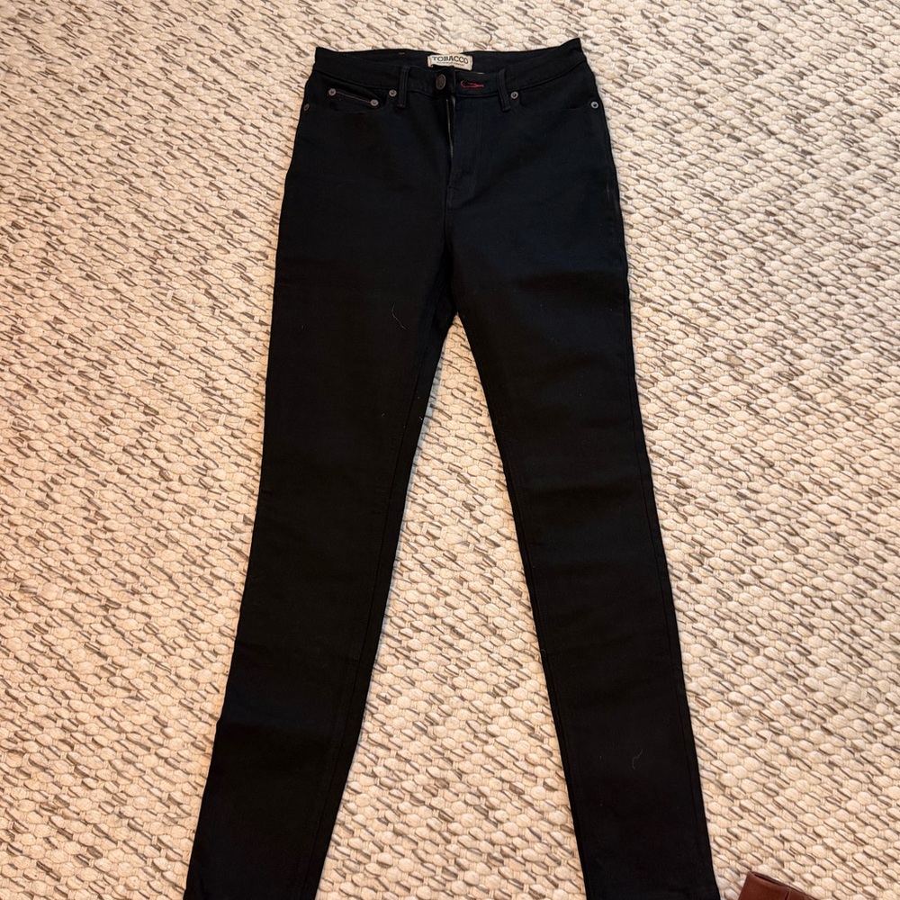Tobacco Motorwear Jet Black Protective Riding Jeans